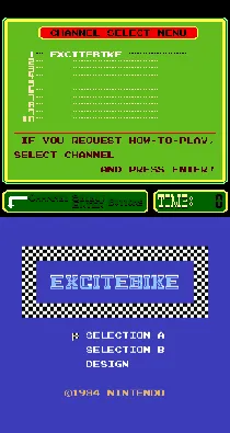 PlayChoice-10: Excite Bike screen shot title